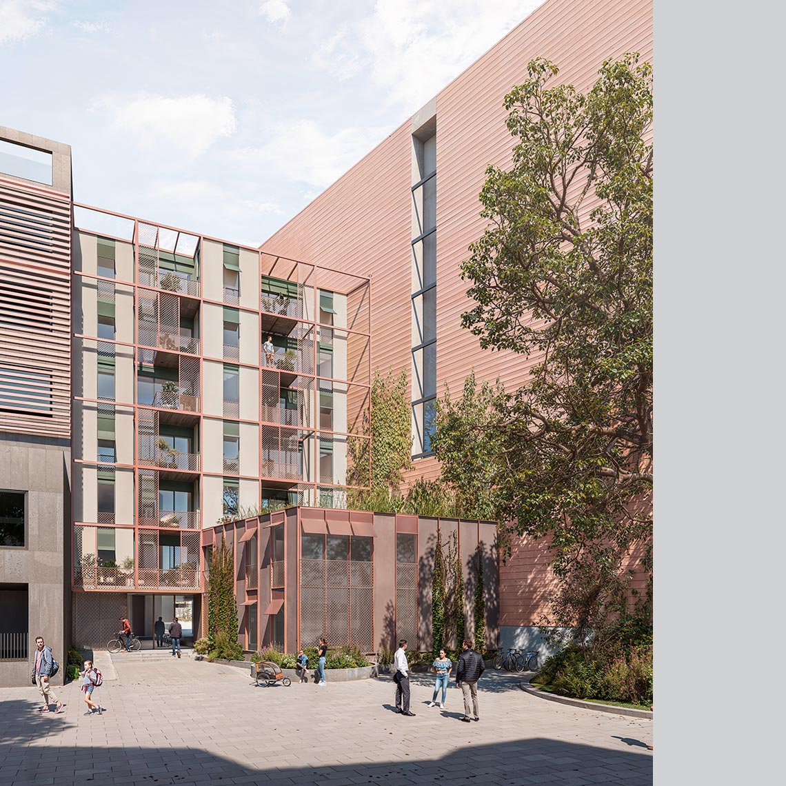 Segon premi al Concurs d'un bloc d'habitatges al Poblenou! Aviat més informació.
